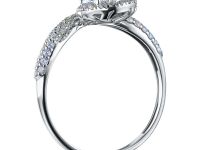 Классическое кольцо из белого золота э4712кц08231101_white