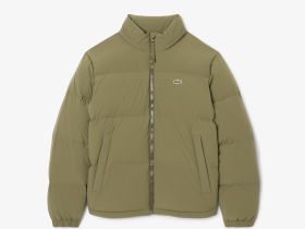 Водоотталкивающая пуховая куртка Lacoste с капюшоном