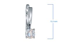 Серьги из белого золота с бриллиантами э4701сг07176900