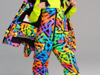 Комплект текстильный с полиуретановым покрытием для девочек: куртка, полукомбинезон