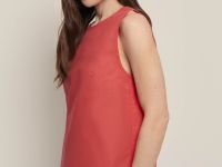 Блузка без рукавов из хлопка