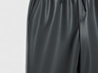 Брюки из искусственной кожи, Серый