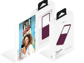 Чехол uBear Touch Mag для Galaxy Z Flip8 фиолетовый