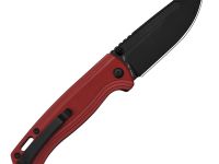 Раскладной нож CJRB Resource, сталь AR-RPM9 с PVD покрытием, рукоять G10, красный