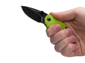 Складной нож Kershaw Shuffle 8700LIMEBW, сталь 8Cr13MoV BlackWash™, компактный мультитул, рукоять GFN зелёная