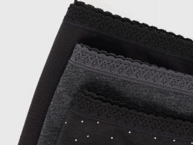 Классические трусы, 3 шт., Черный