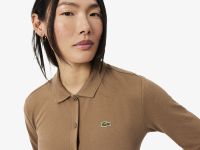 Женское платье-рубашка миди Lacoste