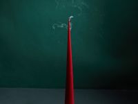 Свеча Поместье/Estate, красная