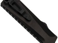 Фронтальный автоматический нож Daggerr Кощей All Black, сталь D2, рукоять алюминий