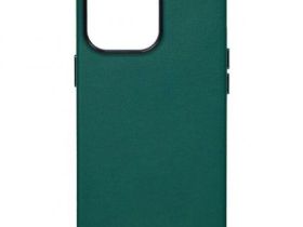 Чехол-накладка Kzdoo Mag Noble Collection MagSafe Series для Apple iPhone 14 Pro Max искусcтвенная кожа (зеленый)