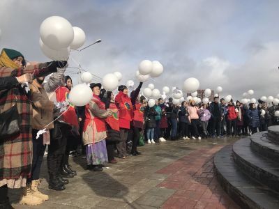 Во имя согласия на всей планете. В Якутии провели акцию «Голубь мира»