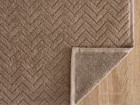 Полотенце махровое Zigzag, капучино