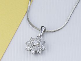 Подвеска из белого золота э4712пд08187400