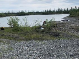 На берегу Восточной Хандыги собрали 12 мешков мусора
