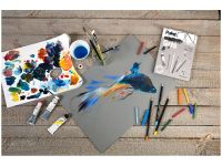 Альбом-склейка для смешанных техник Clairefontaine "Paint'ON Grey" А4 30 л 250 г, серый