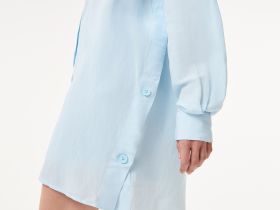 Женская лёгкая рубашка Lacoste из льна
