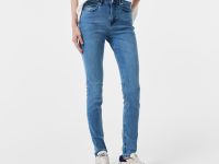 Женские джинсы с высокой талией Lacoste облегающего кроя