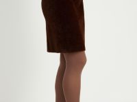 Вязаная юбка силуэта трапеция