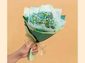 JK2682 Конструктор Синий букет