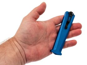 Автоматический нож Daggerr Кощей Slim, сталь D2, рукоять алюминий, синий