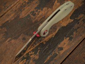 Складной нож CJRB Maileah, сталь AR-RPM9, рукоять G10, Green