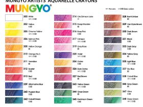 Набор мелков акварельных Mungyo "Gallery" 36 цв проф-ные