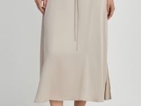 Юбка миди с поясом