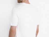 Джемпер с коротким рукавом, Белый