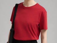 Свободная футболка comfort fit из хлопкового джерси