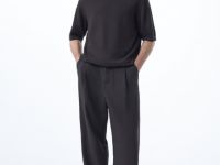 Вязаный джемпер-поло, Коричневый