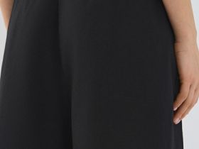 Шорты со льном, Черный