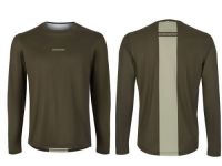 *Рубашка NONAME AIR T-SHIRT LS UX GREEN 6000225-16RB