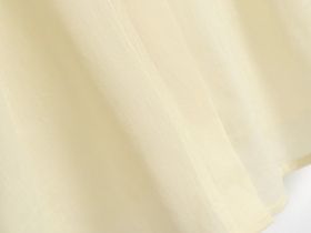 Полупрозрачная рубашка из хлопка и рами, Желтый