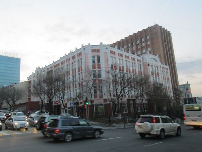 Здание «Главсевморпути» - центра арктических операций в 30-х годах, штаба по спасению челюскинцев