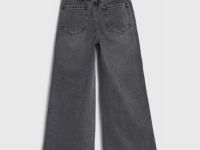 Широкие джинсы Wide Leg для девочек, Серый