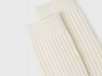 Носки с шерстью альпака, Белый