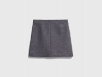 Юбка мини для девочек, Серый