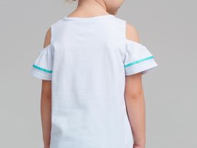 Фуфайка трикотажная для девочек (футболка)