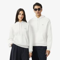 Хлопковый свитшот Lacoste унисекс свободного кроя