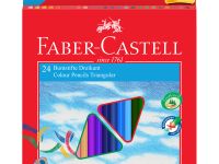 Набор карандашей цветных Faber-castell "Eco" 24 шт трехгранные + точилка в картоне