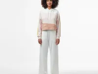 Женская толстовка Lacoste колор-блок с капюшоном