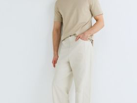 Базовая футболка, Бежевый