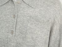 Джемпер с отложным воротником и нагрудным карманом