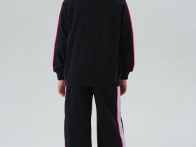 Комплект трикотажный для девочек: толстовка, брюки