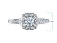 Кольцо из белого золота э4712кц11160500