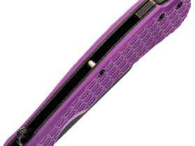 Складной нож Daggerr Powie Purple BW DL, сталь 8Cr14MoV, рукоять FRN