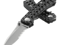 Складной нож CRKT R1804 Ruger® Knives Go-N-Heavy™, сталь 8Cr13MOV Stonewashed Combo Blade, рукоять алюминий