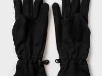 Комплект для девочек: митенки текстильные, перчатки трикотажные