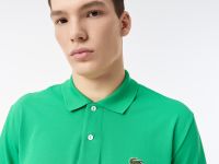 Мужское поло Lacoste из смеси эластичного органического хлопка