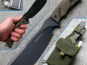 Мачете Fox Parang, сталь N690, рукоять Forprene + набор для выживания